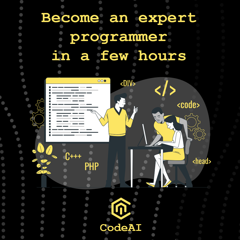 CodeAIspace's tweet image. Don't be frustrated. With CodeAI you will become an expert programmer instantly ✅
You will learn about optimizing your workflow, fixing error messages, converting the code, optimizing your code, and more.
Check out our Kickstarter for more info
🌐 bit.ly/codeai-kicksta…