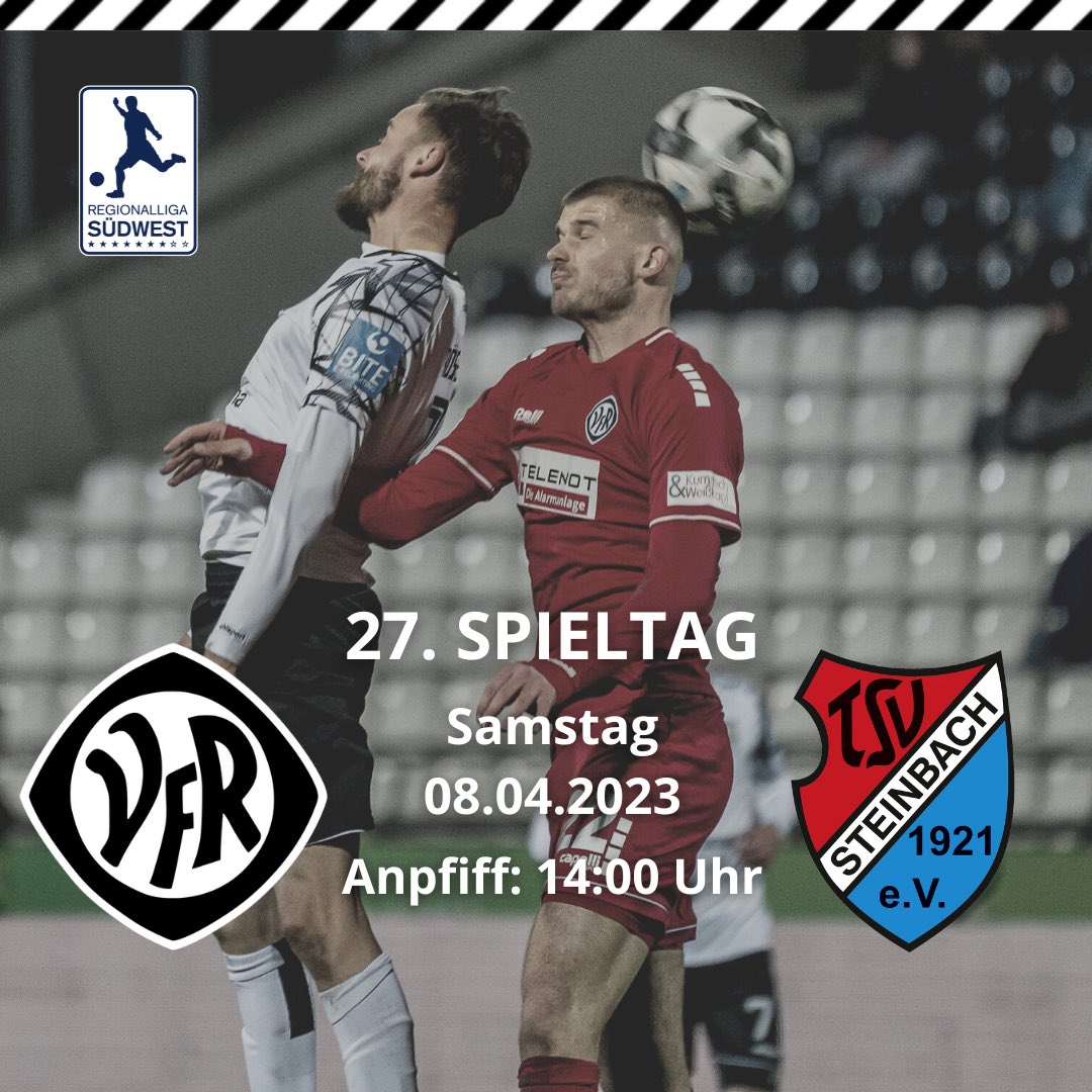 VfRAalen1921's tweet photo. Am Samstag ist der TSV Steinbach Haiger zu Gast in der Ostalb-Arena. Die Partie beginnt um 14 Uhr.
Informationen zum Heimspiel: https://t.co/AHNUIygygz
#VfR #VfRAalen #Aalen #RegionalligaSüdwest #TSVSteinbach #schwarzweisswir #Heimspiel #zusAAmmen #jetzterstrecht https://t.co/UUb38m9zFp