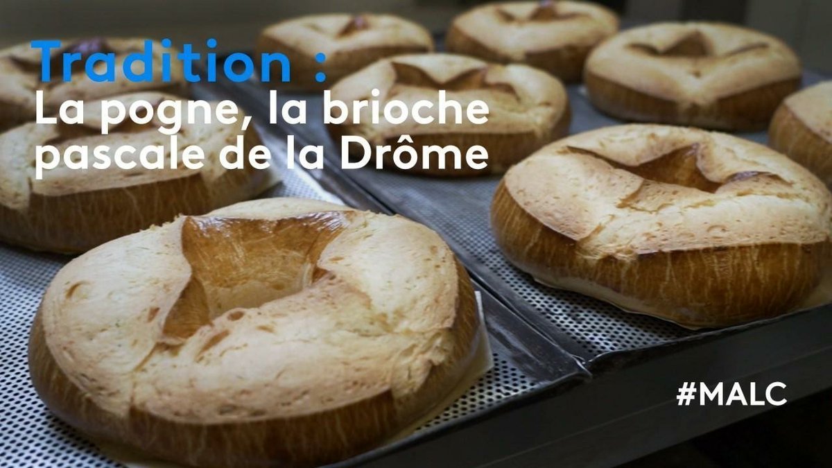 Pour Pâques, chaque région a sa tradition. Dans @La_drome, pas de Pâques réussi sans la traditionnelle pogne. 😋

Replay 👉🏻 bit.ly/MALC_FR3

#MALC @France3tv @ladrometourisme <a href="/auvergnerhalpes/">Auvergne-Rhône-Alpes</a> <a href="/TourismePros/">Auvergne-Rhône-Alpes</a> <a href="/F3Auvergne/">France 3 Auvergne</a> <a href="/AuvergneMarque/">Auvergne - Compte Officiel</a> <a href="/Auvergne/">Auvergne Tourisme 🌻</a>