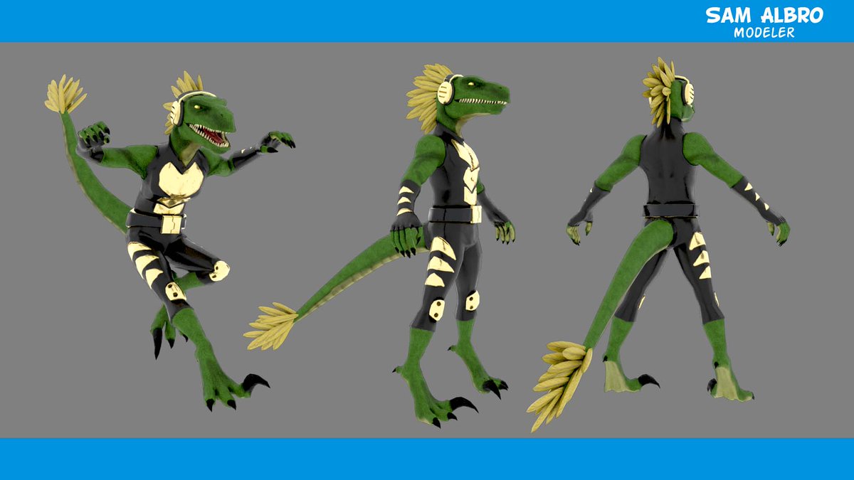 SamAlbro's tweet image. #PortfolioDay   My name is Sam Albro, and I&apos;m a #3DModeler looking for work.
Portfolio: samalbro (dot) com
Email: sam@samalbro.com

#charactermodel