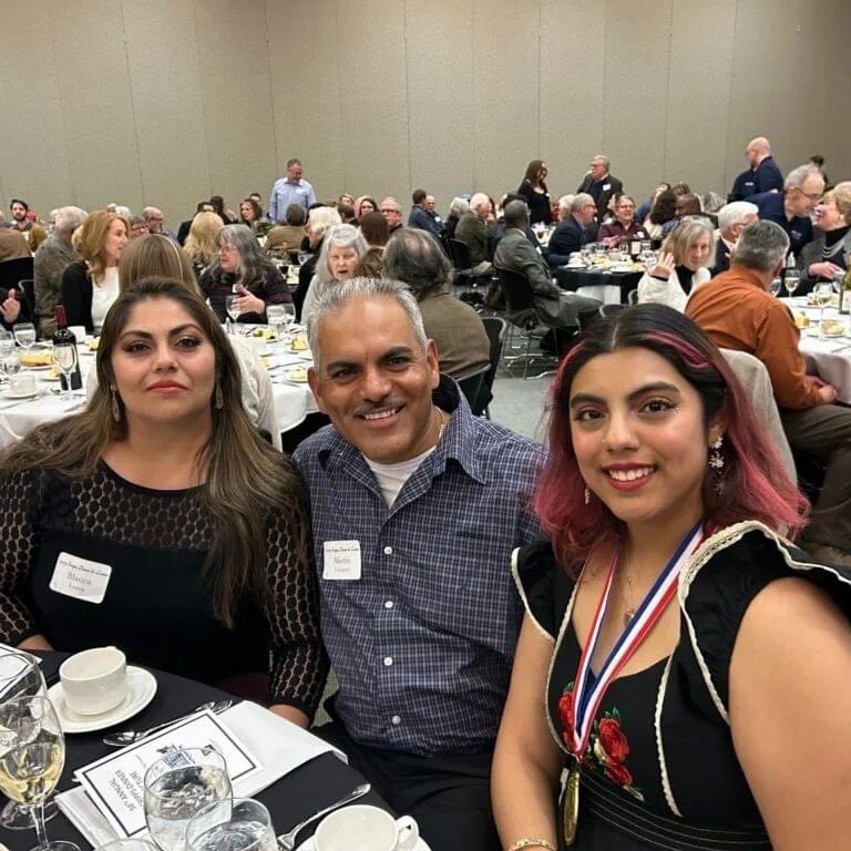 DFS_Nevada's tweet photo. Congratulations to this amazing individual, Nancy Vasquez, on receiving the Scripps award from the Reynolds School of Journalism. What an awesome experience that she got to share with her family! #DFSfamily #firstgenerationcollegestudent #reynoldsschoolofjournalism https://t.co/HAXmxxxH8O