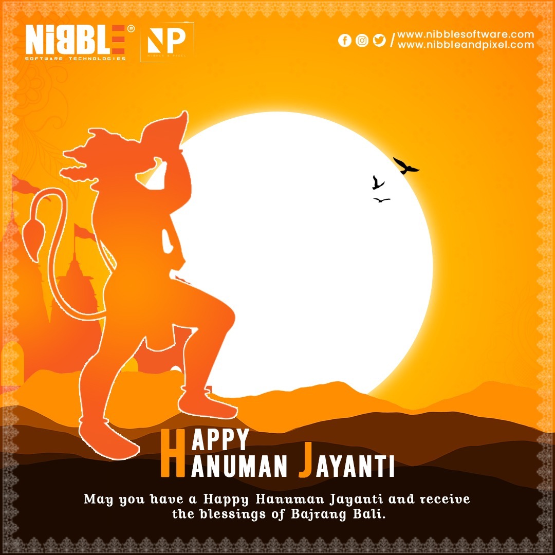 NibbleandPixel's tweet image. On this special day, may the divine blessings of Lord Hanuman bring you success, joy, and fulfillment. Happy Hanuman Jayanti!
#Nibblesoftware #hanumanjayanti #hanumanjayanti2023 #lordhanuman #bestwishes