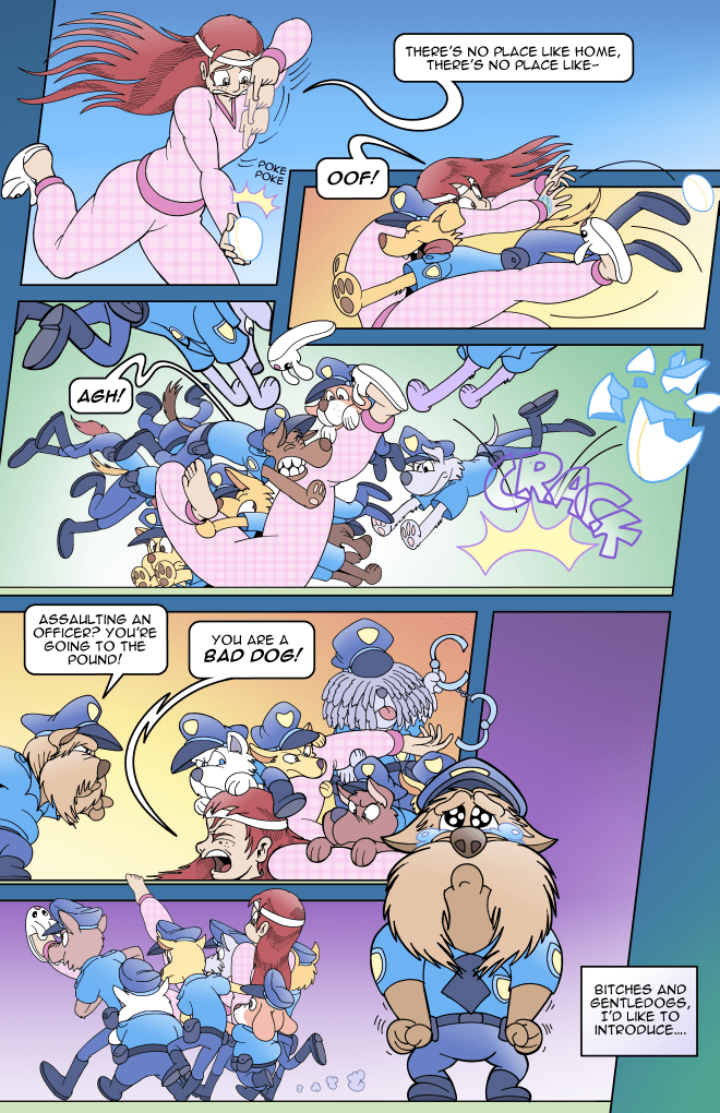 SaffronComic's tweet photo. Tonight on Legend of the Hare, Jill, why would you say that? You monster. Read more at https://t.co/KbrgVMtsTa! https://t.co/ho3d8uyBlN