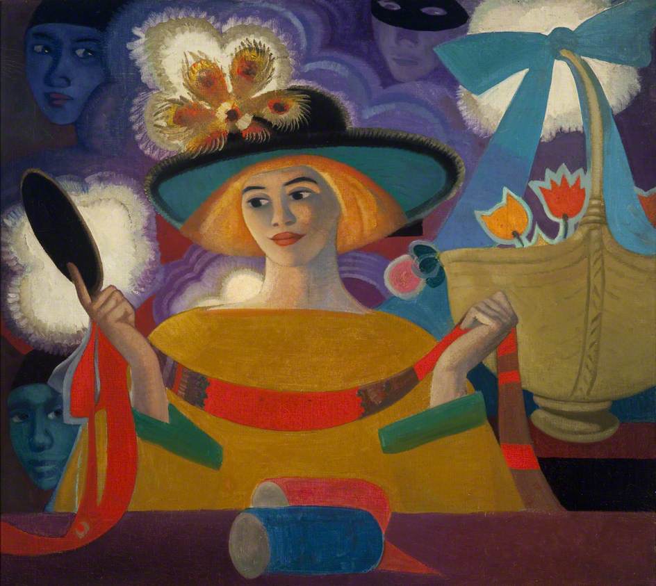 AliceStrang's tweet photo. I'm delighted to have worked with @perthartgallery on 'Modern Scots', a collection display which opens today, supported by @LyonandTurnbull. It includes Reverie, 1921 by Cecile Walton (1891-1956) acquired in 1993. (c) Artist's Estate. Free admission Info: https://t.co/gKip7SXleL https://t.co/xq91Wa7eCa