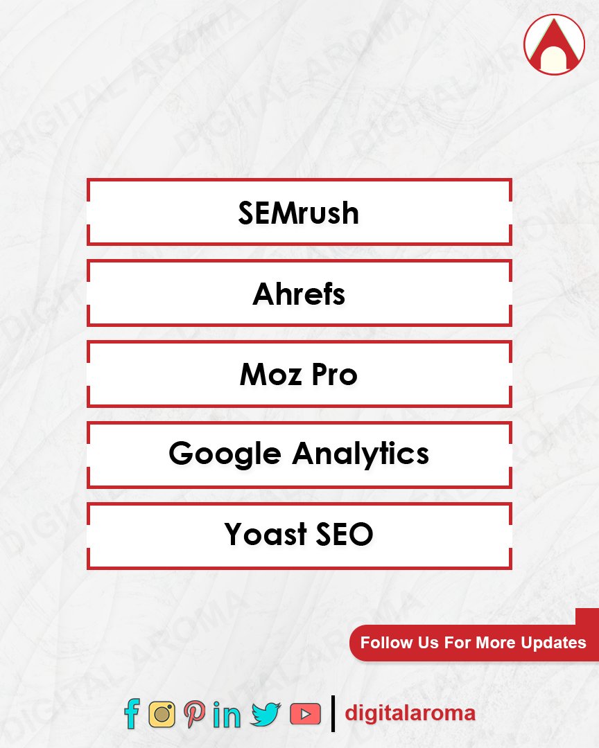 Looking for the best SEO tools to optimize your website for search engine rankings? bit.ly/412BXn7

#digitalmarketing #digitalmarketingagency #SEO #digitalmarketingtools #digitalaroma #digitalmarketinginvijayawada #digitalmarketingvijayawada #linkbuilding #onpageseo