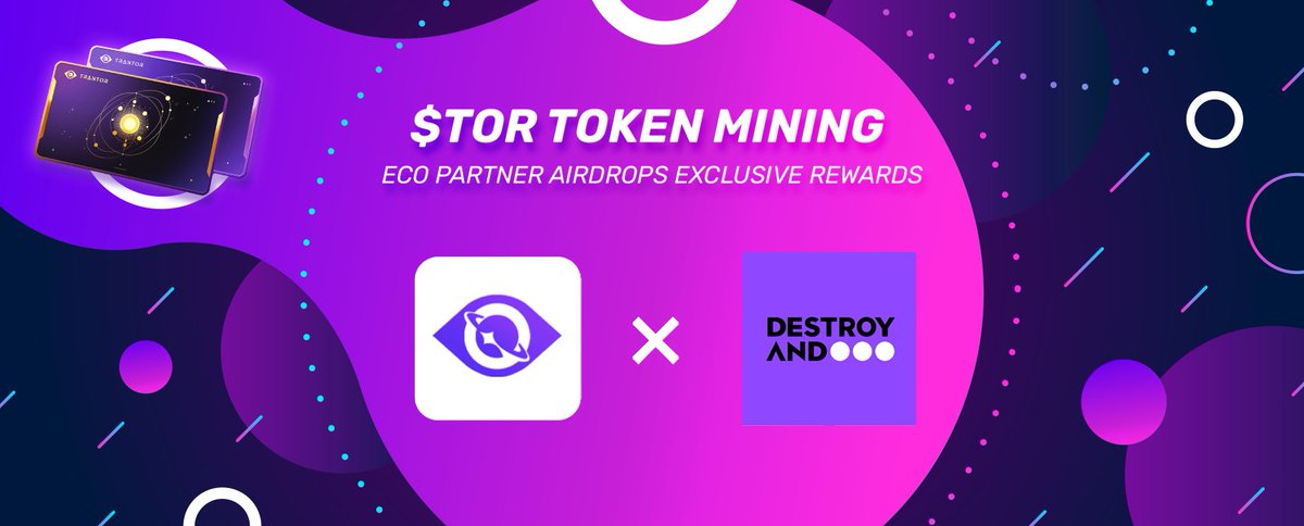 😃Glad to celebrate <a href="/TrantorDAO/">Trantor</a> Membership Card #Freemint! 

💰Card holders can join Trantor Token #mining pool, earn #NFT #Whitelist #Airdrop!!

⚒Mint here: trantor.xyz/membership

#trantor #Destroyand