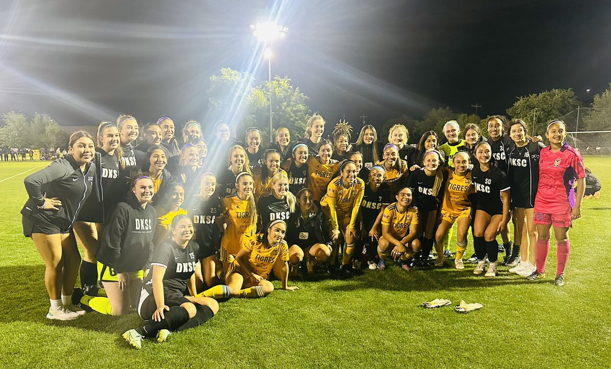 DKSC05gWeirFDL's tweet photo. Great experience getting the opportunity to compete against the very talented Tigres UANL Feminil team @DallasGirlsCup ‼️ @DKSC_official @ntxsoccer_ https://t.co/9mXrroygFq