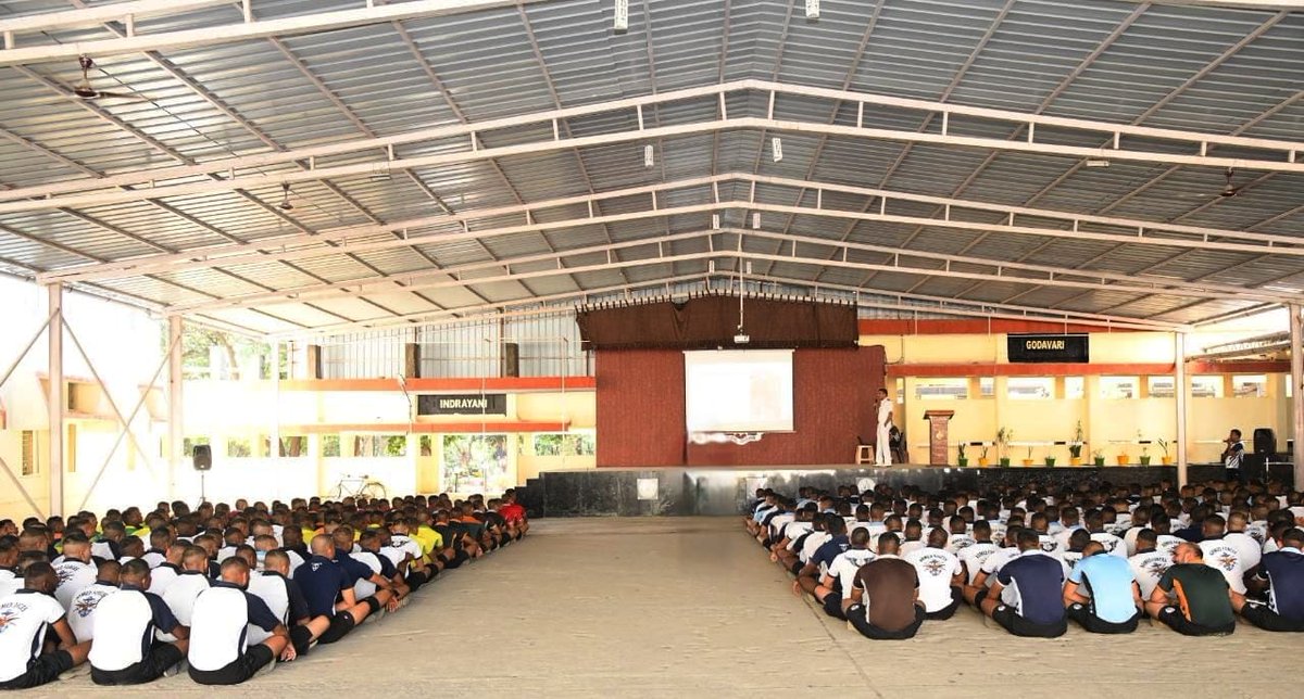 IN_INSShivaji's tweet photo. Mental Health Awareness Campaign covering Stress management and Suicide Prevention started @IN_INSShivaji by Surg Lt Cdr Deepak A.
#HarKaamDeshKeNaam
#Strongnavy
#Awareness
@IN_HQSNC
@PRODefPune
@IndiannavyMedia https://t.co/s5AM1OWP8i