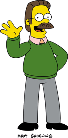 pokemonbot___'s tweet photo. Did you know? Ned Flanders has been confirmed to be returning in Pokémon Sword &amp; Shield via DLC. Get hyped! https://t.co/h6UrBJugzU