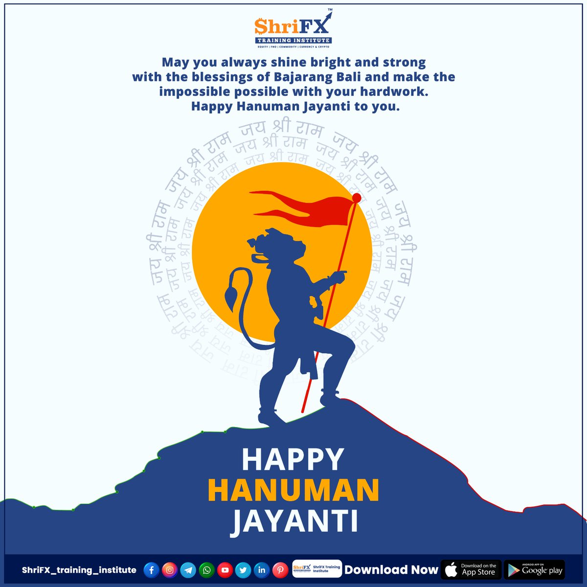 ShrifxI's tweet photo. Wish you Happy Hanuman Jayanti 2023 !!

#trade #ShriFx #TradingClub #hanumanji https://t.co/LmjXzZi3S4