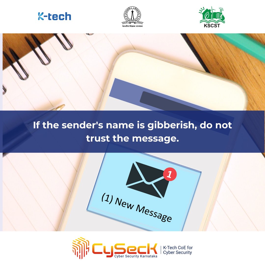 CySecKCoE's tweet photo. 📡Beware of smishing attacks.
#Smishingattacks #PhishingScam #SMS #Links
@ITBTGoK @CybercrimeCID @BlrCityPolice @PIBFactCheck @PIBBengaluru @mygovindia @Cyberdost @Startup_Kar https://t.co/moiv77dR4i