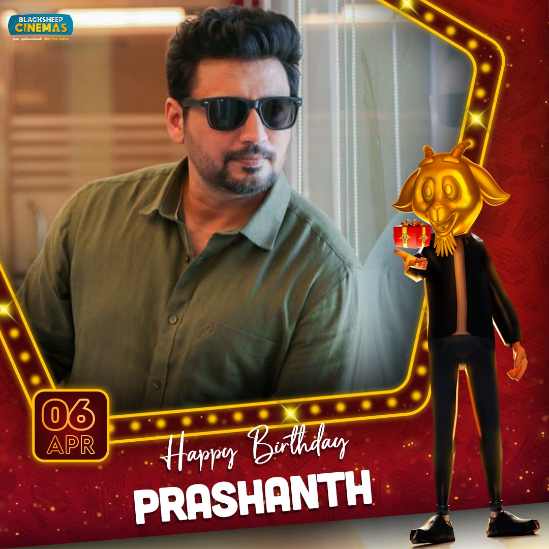 Happy Birthday Actor Prashanth ❣️✨ . #prashanth #actorprashanth #blacksheepcinemas