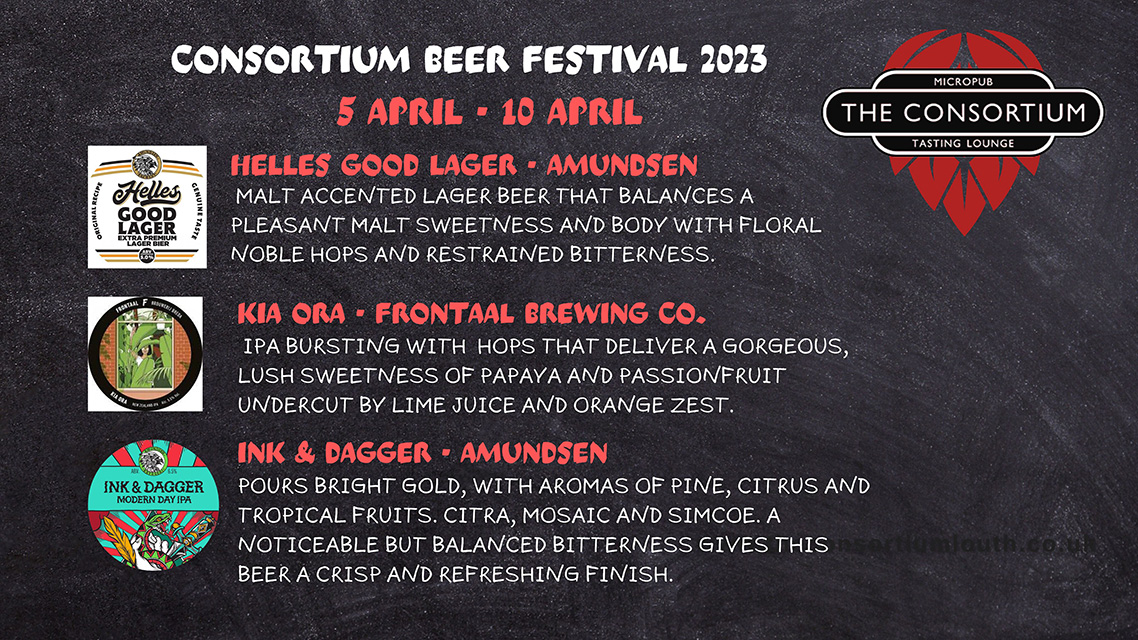 consortiumlouth's tweet photo. More choice brews for our Beer Festival. Helles good lager has a balanced malt sweetness with restrained bitterness from Amundsen, bursting with hops we have Kia Ora a New Zealand IPA and a crisp refreshing IPA Ink &amp; Dagger from Amundsen .#consortiumlouth #Louth #Beerfestival https://t.co/QOAG3iccmX