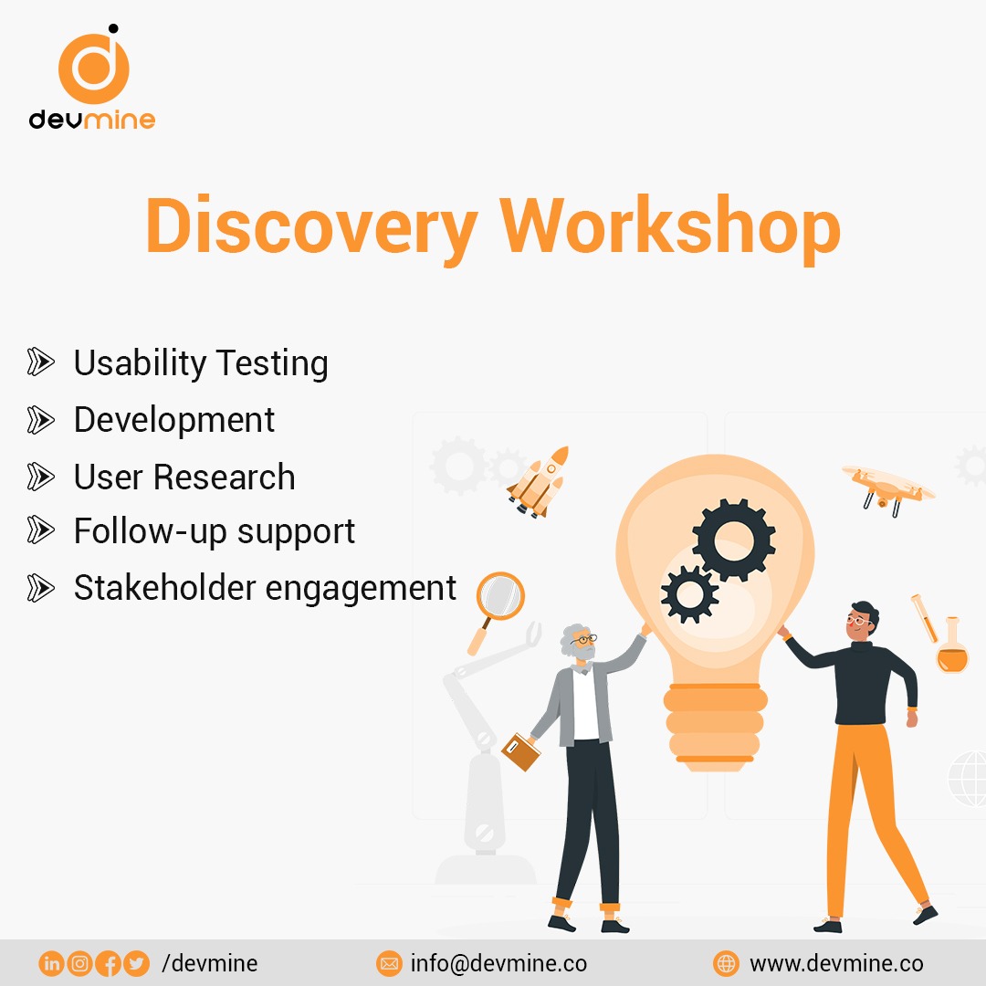 Discover the keys to success with a collaborative and interactive Discovery Workshop.

#Digitalmarketing #DiscoveryWorkshop #Facebook #Instagram #Meta #Socialmedia #Devmine