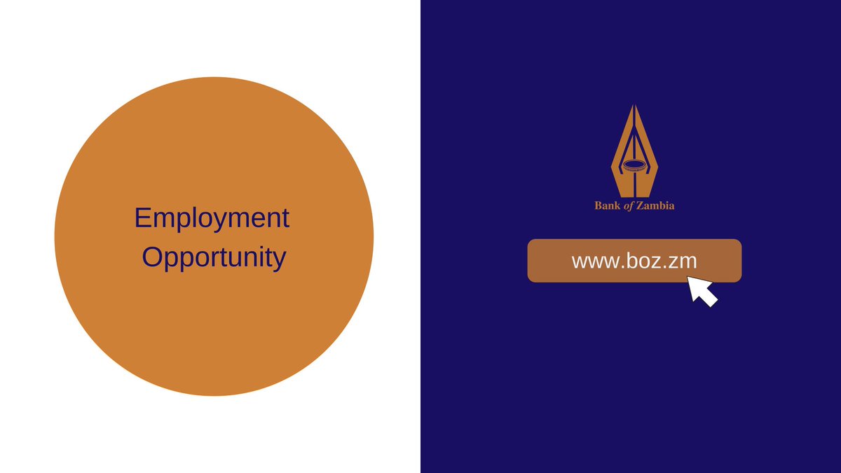 Bank of Zambia on Twitter: "The Bank of Zambia invites applications