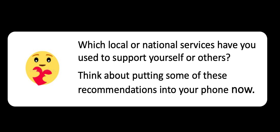 Support services given 👍 by my @tafensw students in their last class this term include @headspace_aus @griefline_org @ReachOut_AUS @LifelineAust & GPs. Those seeing clinicians under MH care plans want up to 20 sessions to stay but cost still a huge barrier, esp. for young people