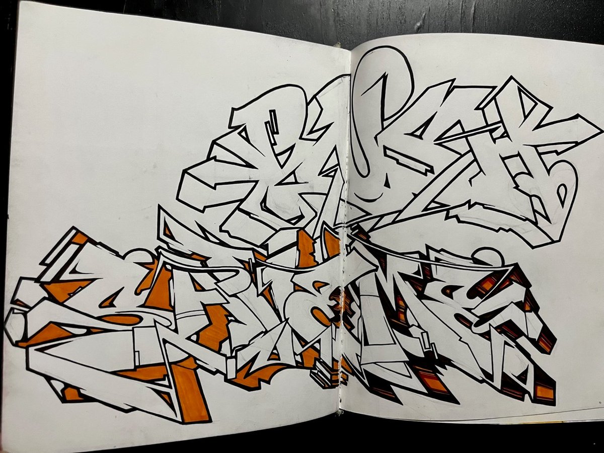 savmeone's tweet photo. I like to draw other people's names a lot...
It is a good way to explore connections, hang-offs, and letter flows.
Here's a handful!
Herok, Steve, Plush, Pesto✏️🫡
#Savme #Herok #Noche #Steve #Plush #Pesto #Graffiti #Typograffiti #Letters #Blackbook https://t.co/dUK1Ge59Tt