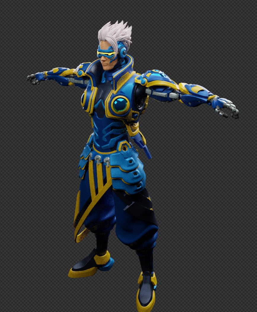 We're also working on a 3D character modeling of Shine!✨ He's a pro at handling a sniper rifle🎯 Stay tuned for more updates on his progress!
#DimensionConnect #gamedevelopment #fps #tps #shootinggame #GameFi #P2E #BCG #UE4  #Web3 #gamefi