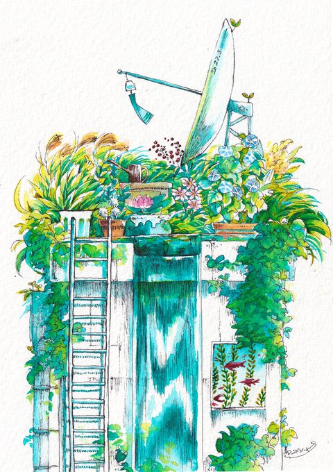「plant waterfall」 illustration images(Latest)