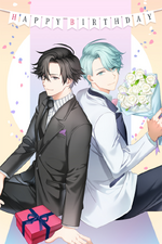 mysmeCGS's tweet photo. 2019 Jumin &amp; V's Birthday https://t.co/JD68wbBwHG