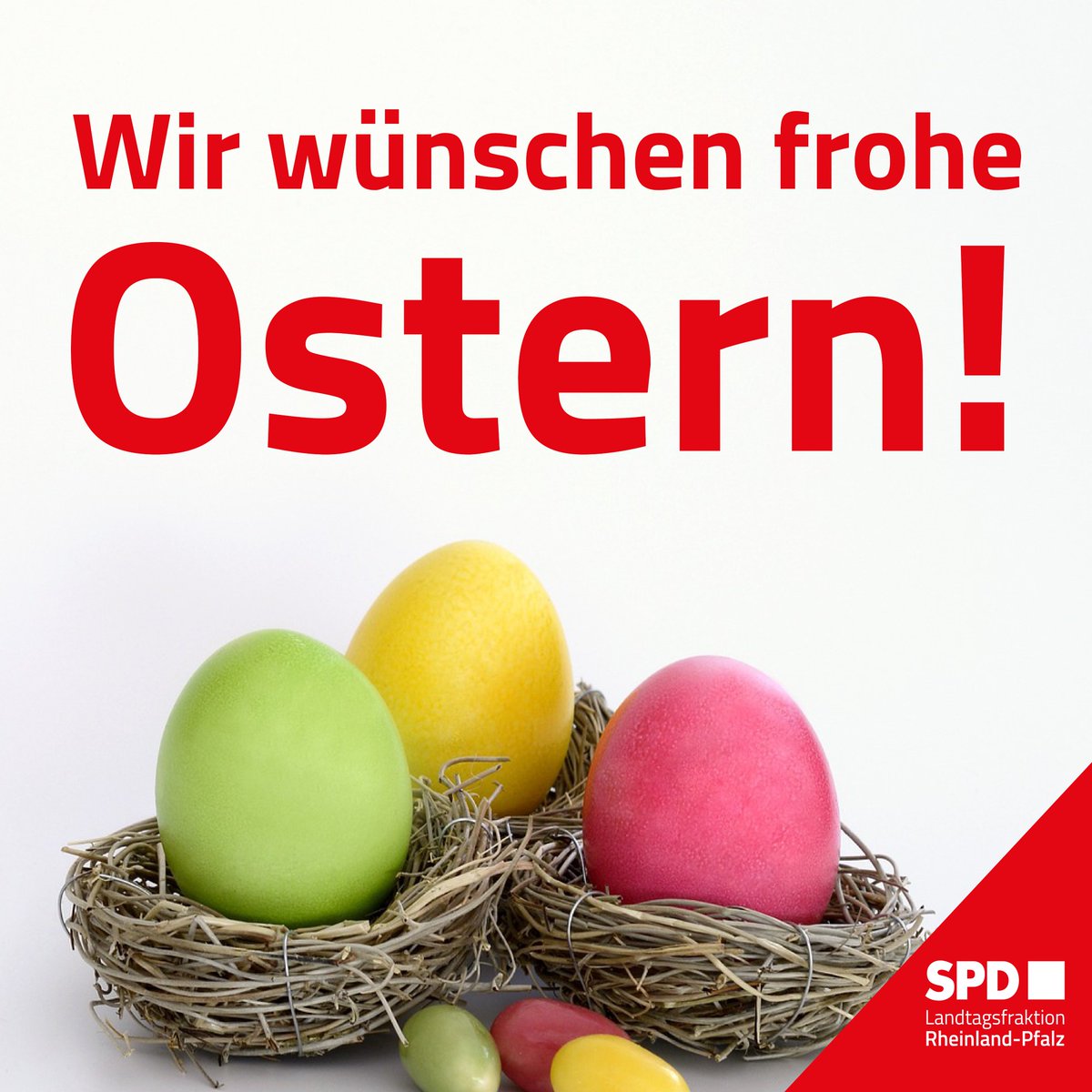Sabine Bätzing on Twitter "RT SPDFraktionRLP Frohe Ostern, euch allen!🐰🥚Wie auch immer ihr