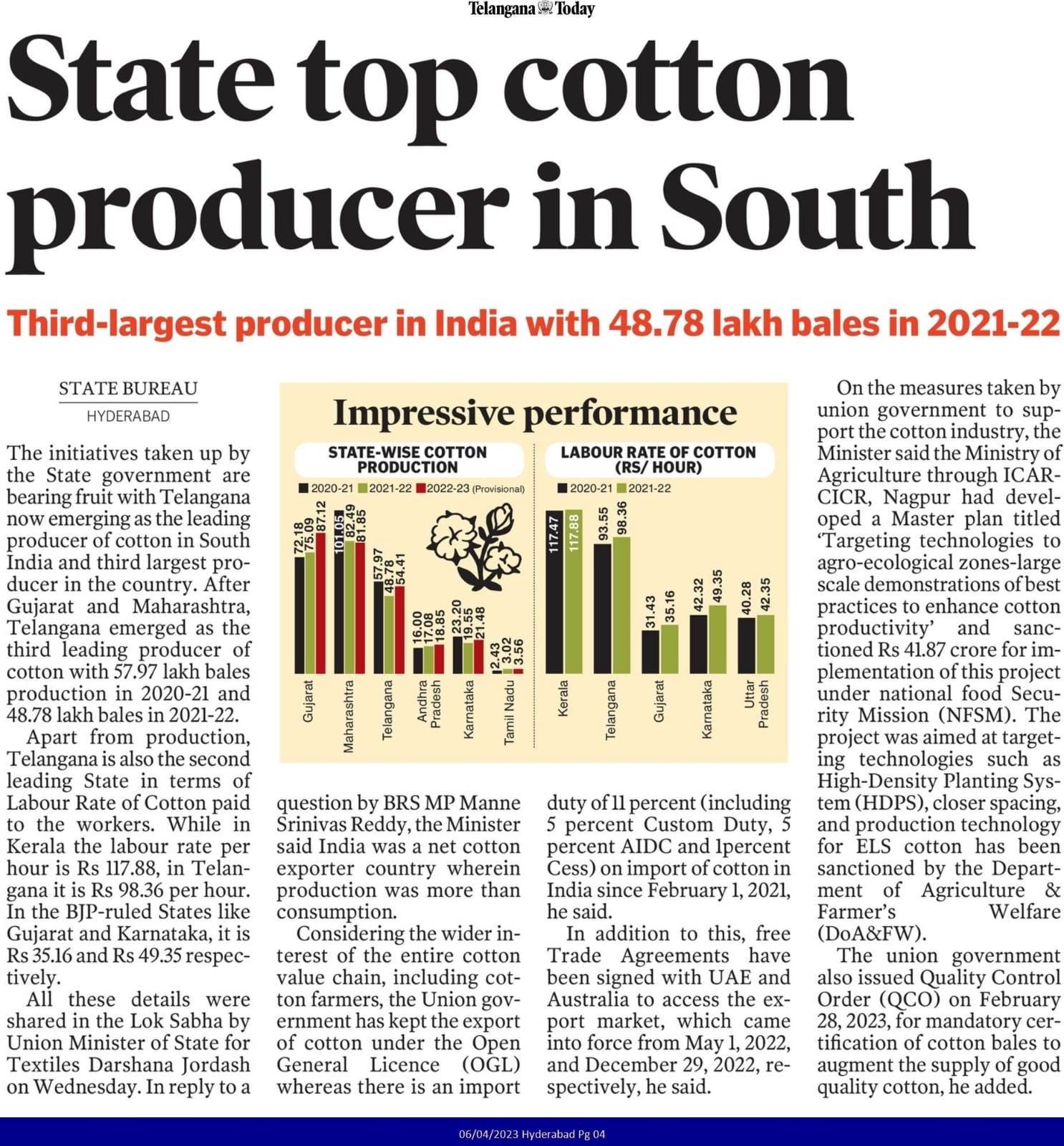 Solved Cotton Producers Hope To Benefit From Brazil's The