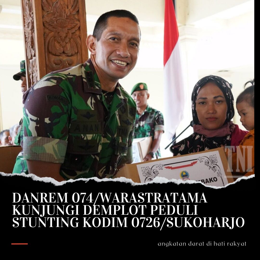 Ihsanmanss's tweet photo. Melakukan kunjungan dinas ke demplot peduli stunting di Kodim 0726/Sukoharjo.

@Ngopibareng_DAR 

Angkatan Darat Di Hati Rakyat
Kasad Dudung Abdurachman https://t.co/f9am4WjikB