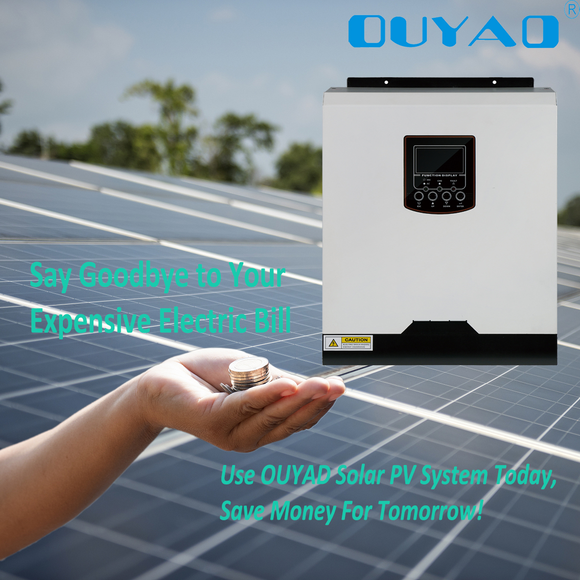 Say Goodbye to Your Expensive Electric Bill👋 
Use OUYAD Solar PV System Today,Save Money For Tomorrow! 🤳 
Factory direct sales with competitive price,support customized service. 
Come and contact us quickly:buff.ly/3RNBIIB 
 #solarenergy #solarpower #solarpv