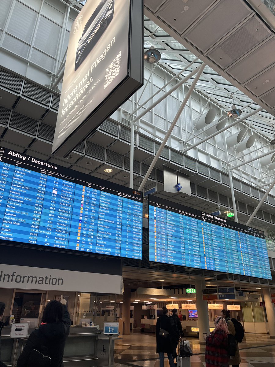 Hallo <a href="/MUC_Airport/">Munich Airport</a> lange nicht mehr gesehen. Geht es euch allen gut? 😃👋