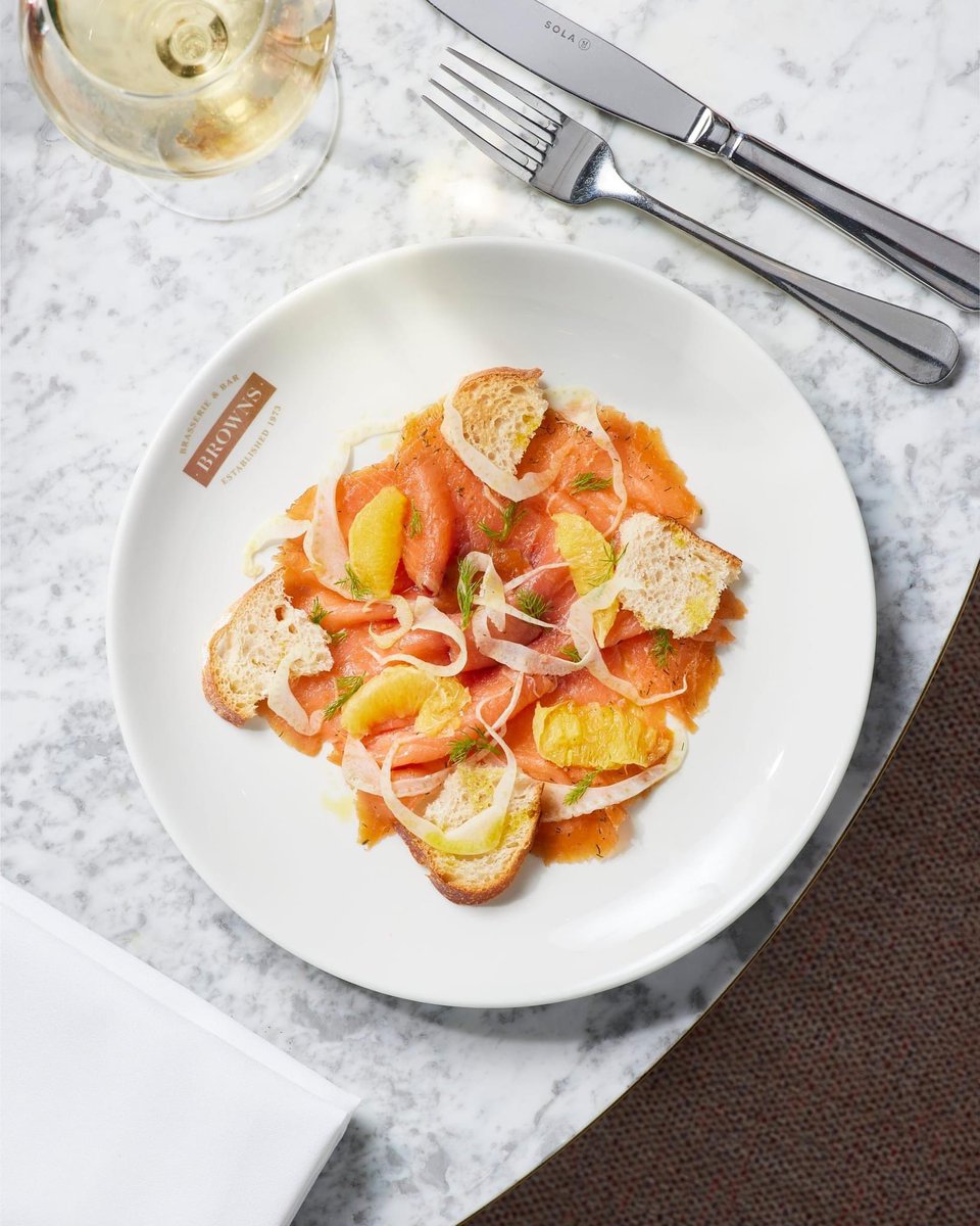 BrownsBHam's tweet photo. Our new fish dishes are the perfect spring inspired creations.🌼 From the fennel pollen &amp; orange smoked salmon starter to our delightful roasted cod, wild garlic &amp; asparagus #bullringandgrandcentral #whatsonbrum #birminghamrestaurants https://t.co/qC03zuNvXF