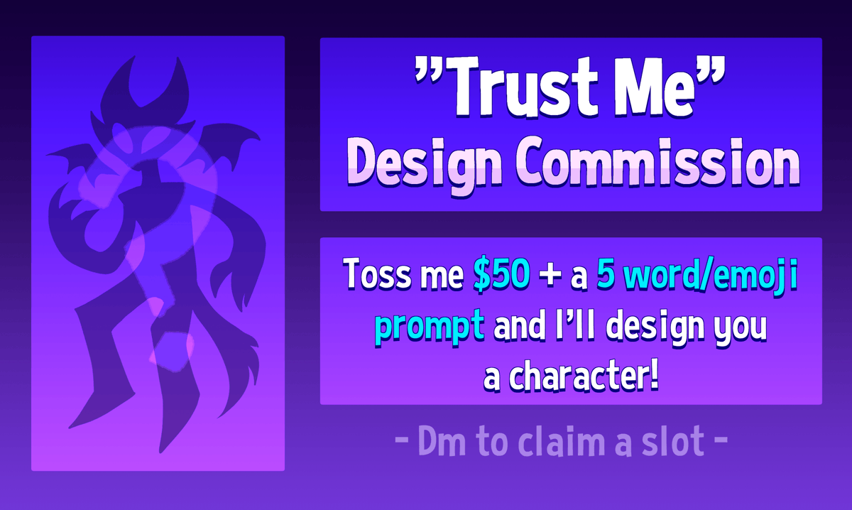 Robyn_Wraith's tweet photo. I wanna try something new and practice making more designs. Dm me if you're down to try this limited com type 👍✨ https://t.co/5SmPZMJBTo