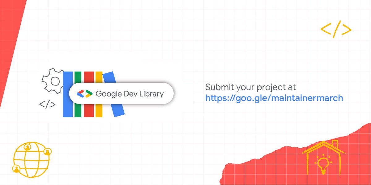 ZimDevelopers's tweet photo. ✨ Learn. Build. Inspire.
Do you have an open source project that you want to showcase to the world with #GoogleDevLibrary.
Dev Library is excited to launch #MaintainerMarch, inviting you to share your latest open source projects featuring Google technologies. @googledevs https://t.co/ChOqnnb6iv