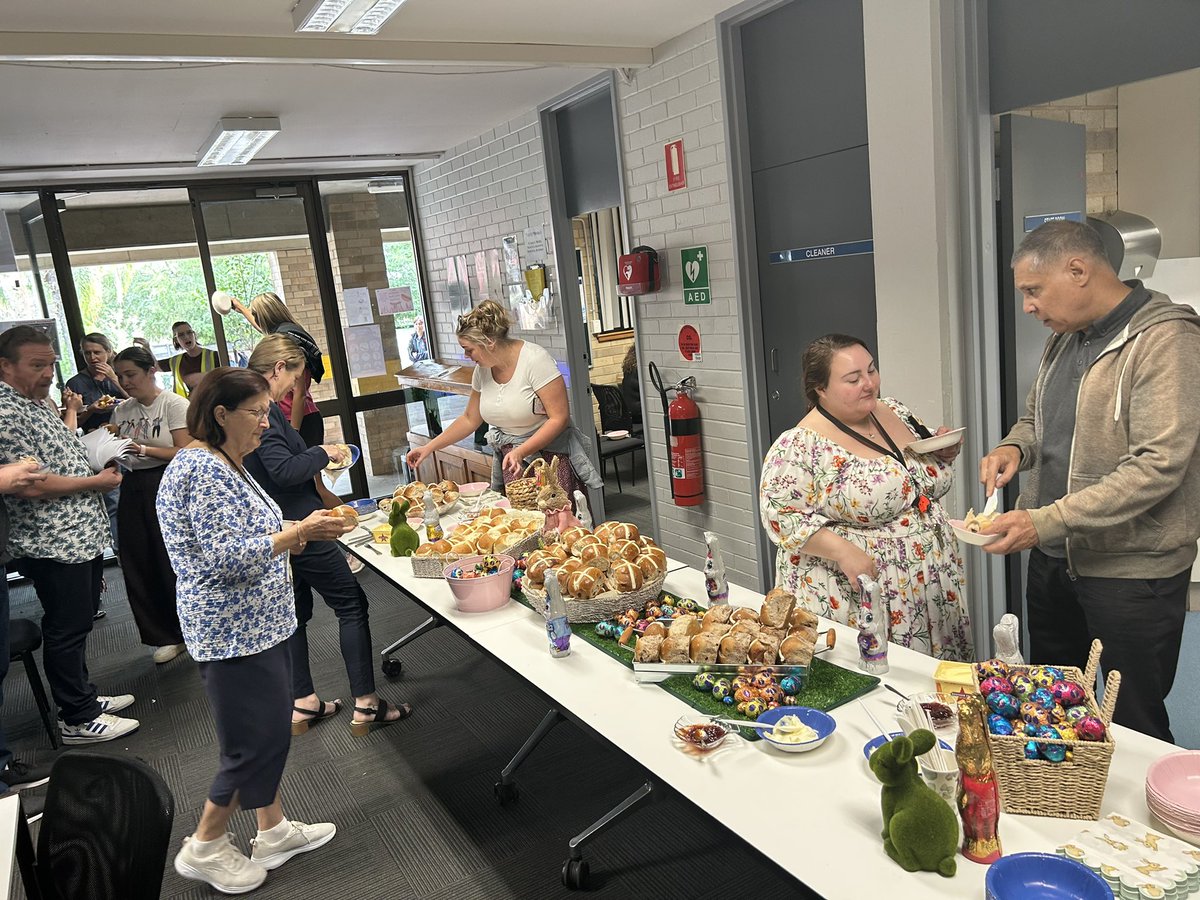 Sarah Redfern High School (@sarahredfernhs) on Twitter photo Staff celebrated the end of Term 1 and all of their hard work and consistent dedication to SRHS with a morning tea today.
It is always a pleasure coming together and having a moment to chat and reflect on the term that has gone by.
<a href="/LyndyClowry/">Lyndy Clowry</a> <a href="/_iEndo/">Karen Endicott</a> Staff celebrated the end of Term 1 and all of their hard work and consistent dedication to SRHS with a morning tea today.
It is always a pleasure coming together and having a moment to chat and reflect on the term that has gone by.
<a href="/LyndyClowry/">Lyndy Clowry</a> <a href="/_iEndo/">Karen Endicott</a>