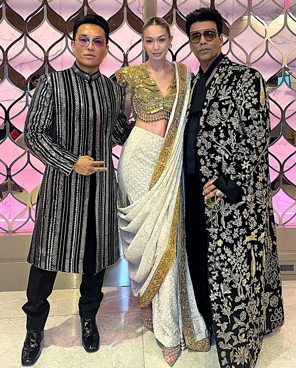 prabalgurung's tweet image. Magical Mumbai memories. 

#GigiHadid #karanjohar #prabalgurung #NMACCGala