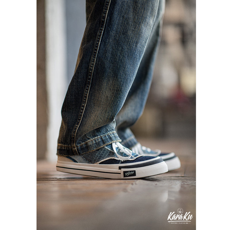 karakubuy's tweet photo. \ 新作が登場!4月5日(水)発売!/
#刺し子 BORO×デニム #スニーカー👟
💙#スペシャル 感と #ビンテージ 感を兼ね備える
💙ウォッシュ加工が施す
💙自然で独特な色落ち感を演出する
スタイルを問わない万能一足
👉https://t.co/Tl1oHHTF3n
#karakubuy #sheos #靴売ります #ヴィンテージ https://t.co/g6ObCb35Kx