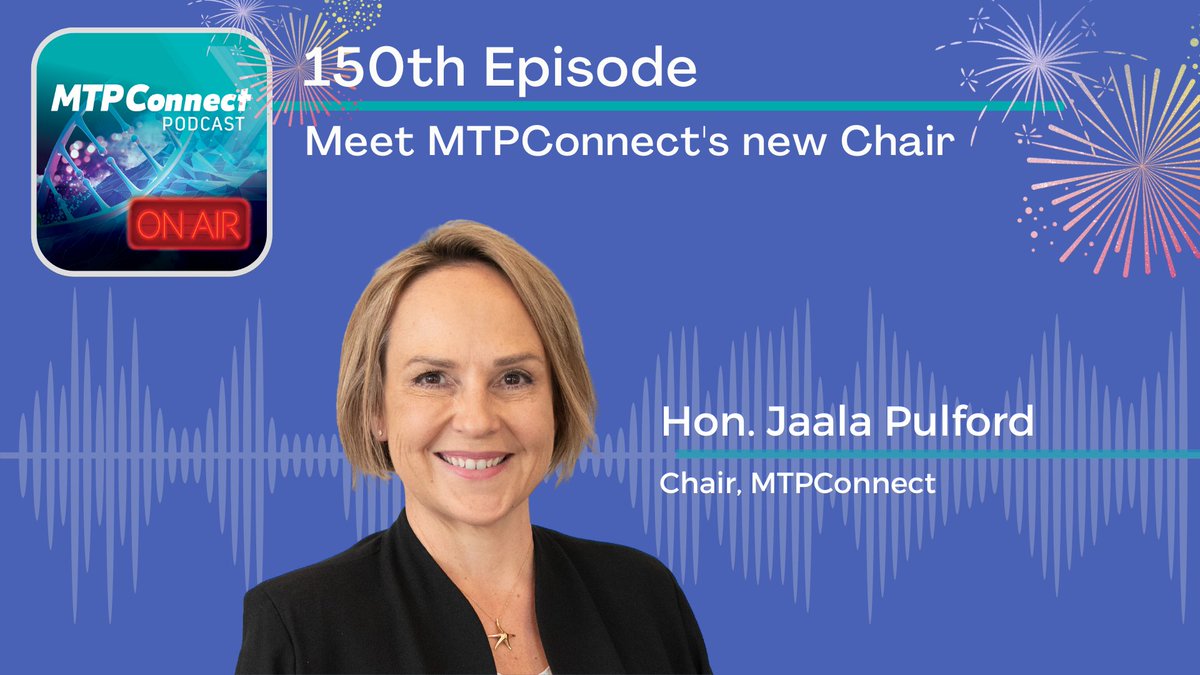 MTPConnect (@mtpconnect_aus) on Twitter photo 🎧NEW PODCAST
🎆150 episodes🎆
To celebrate, host <a href="/CaroDuell/">Caroline Duell</a> chats to our new Chair <a href="/JaalaPulford/">Hon. Jaala Pulford</a> about her 14-year distinguished career, her passion for medical research & innovation & her mission to build on MTPConnect’s 7 years of success!
🎧bit.ly/3KBCCGx 🎧NEW PODCAST
🎆150 episodes🎆
To celebrate, host <a href="/CaroDuell/">Caroline Duell</a> chats to our new Chair <a href="/JaalaPulford/">Hon. Jaala Pulford</a> about her 14-year distinguished career, her passion for medical research & innovation & her mission to build on MTPConnect’s 7 years of success!
🎧bit.ly/3KBCCGx