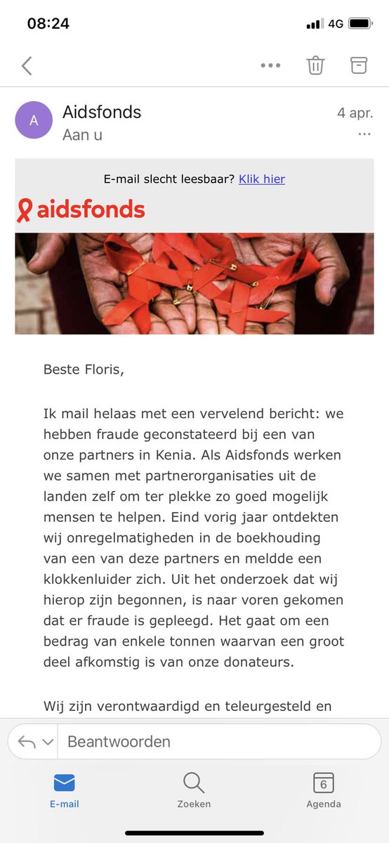 Florissteinhart's tweet photo. Helaas, donateurschap in twijfel. 
Wat zou jij doen? Je kan het niet uitsluiten maar heeft iemand tips voor een stichting die geen fraude kent? #geenvertrouwendoorfraude https://t.co/aeSQ4fOrti