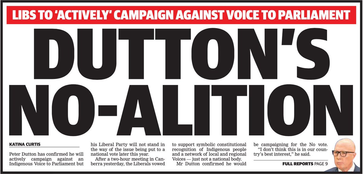 JulianHillMP's tweet image. In 2007, Peter Dutton walked out of Parliament’s apology to Indigenous Australians.

In 2023, he says No to listening to Indigenous Australians.

Even State and Territory Liberals are walking away from Peter Dutton’s Noalition.
#auspol