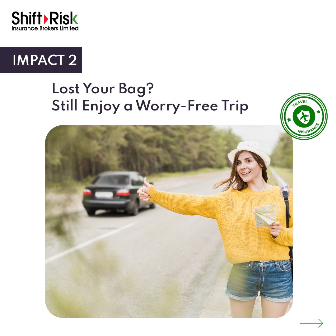 ShiftRisk's tweet image. Protect yourself with travel insurance and explore the world worry-free. 🌎

From lost luggage 🧳 to medical 🏥 emergencies, travel insurance has got you covered. 
Visit shiftrisk.com to know more 

#TravelInsurance #WorryFreeTravel #smallrole #smallrolehugeimpact