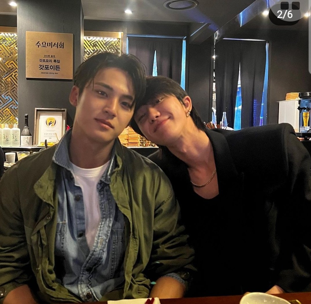 97CHWE's tweet photo. it's mingyu's birthday but idk whether i'm crazy over the fact that i've never seen a raw group photo like this for awhile or because it's GYUHAO 😭😭

#IWannaStayWithGYU https://t.co/zR57P9N52v