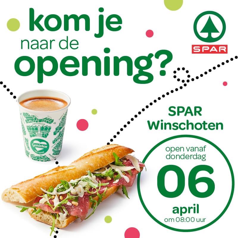Armandkamp's tweet photo. Gisteravond al even mogen genieten bij de opening van de vernieuwde #Spar  en ik kan niet anders zeggen dat dit absoluut een aanwinst is voor #Winschoten
Wat een prachtige zaak!

Vanaf vandaag 08:00 tot 20:00 uur geopend, kom je ook? https://t.co/WJzJaqZdEs