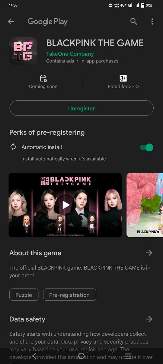 ReenRose10's tweet photo. @BPTG_OFFICIAL #BPTG #BLACKPINK_THE_GAME 
Hopefully i win🙏🖤💖 https://t.co/JqjBjHXljb