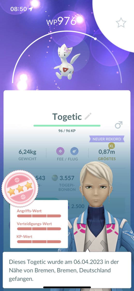 Dankeeeee <a href="/MGBT23/">MEGABIT23</a>. Hoffentlich war es nicht einer unserer letzten raids 😪 #PokemonGO #PokemonGOApp #PokemonGOfriend