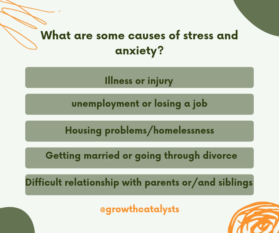 Life ain’t easy. It can come with a lot of stressors that may be overwhelming. 💆

Start by identifying the root cause, so you can work on tackling them one by one– regardless if it’s one big event or many small things.

Some root causes are:

#StressAwarenessMonth