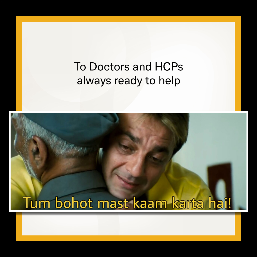 ControlBp's tweet photo. All the doctors and HCPs deserves a #JaaduKiJhappi to help bring #bpincontrol 💯
#ControlMeinHai #WorldHealthDay #meme #Hypertension #HealthForAll #HighBloodPressure https://t.co/Ae2SXAJhFS