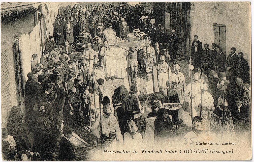 Deman, Diuendres Sant, non vos podetz perde era processon deth Sant Enterrament en Bossòst
🕥22.30h
Rebrembam imatges d’auti tempsi

#xac #XarxadArxiusComarcals