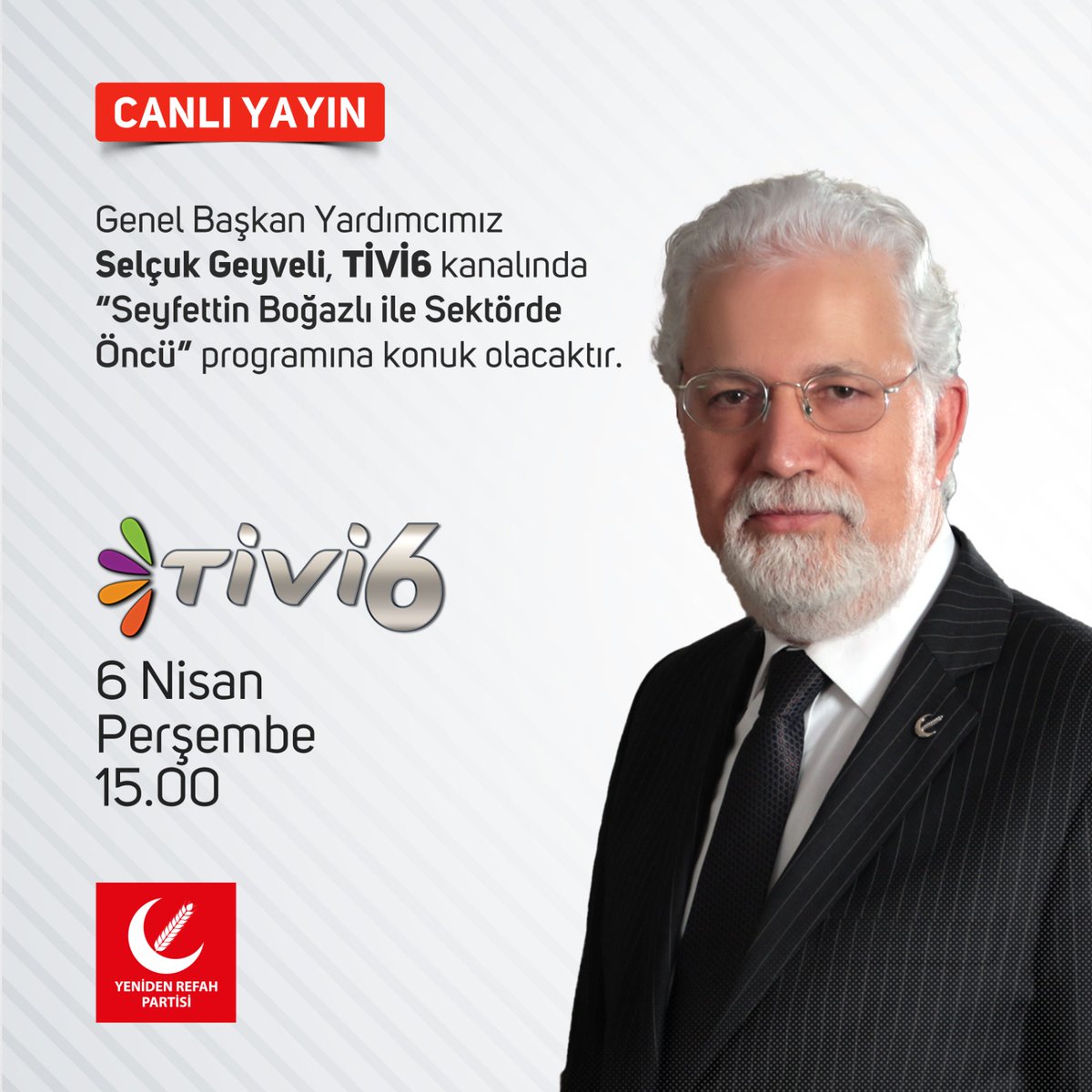 SelcukGeyveli's tweet photo. #rprefahpartisi #DrFatihErbakan 
Başta EYT, EPT, Atanamayan Uzmanlar, DKAB-Öğretmenler, Kamu işçileri,Üniversiteli işçiler, Bağkurlular... mağdur edilen kesimlerin sesi olmak için... https://t.co/1IrTJOJqQC