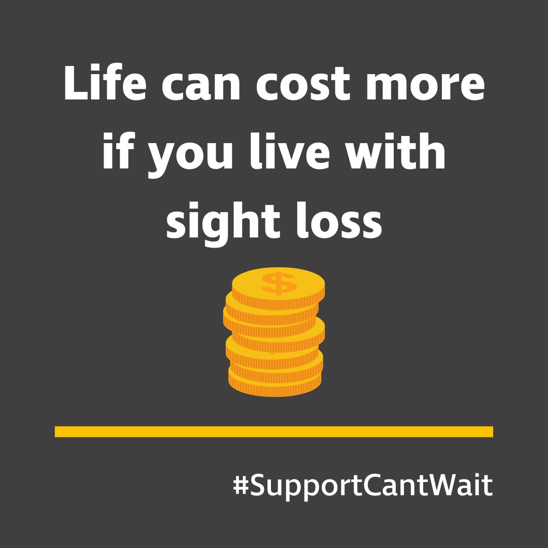 BlindVeterans's tweet photo. Life costs more if you have #SightLoss.

Today we're joining more than 68 other charities to urge the UK Government to put people with sight loss at the heart of its response to the #CostOfLivingCrisis.

Show your support by sharing our posts.

#SupportCantWait https://t.co/kL1FITT8HZ