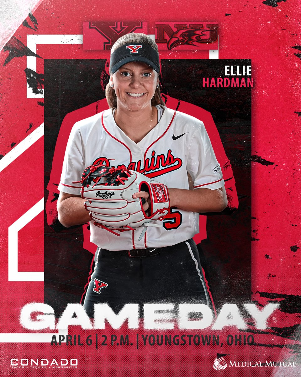 #GAMEDAY!

We are back home today with a non-league DH against the Purple Eagles.

🥎 vs. Niagara
🕖 2 p.m. ET
📍 Youngstown, Ohio
🏟 Covelli Sports Complex

#GoGuins | #HLSB