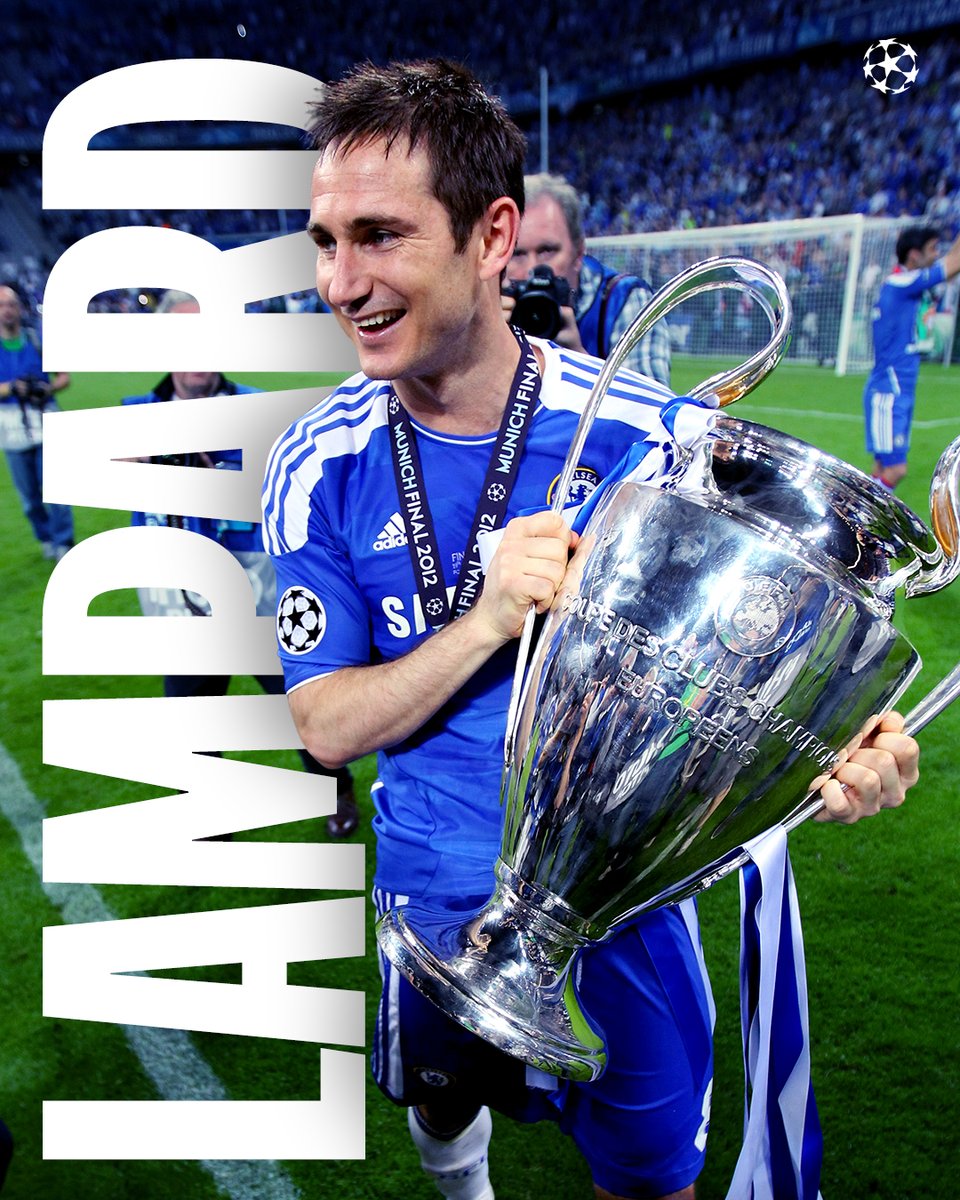 ChampionsLeague's tweet image. Super Frankie Lampard 🎶

Back at Chelsea 🔵

#UCL